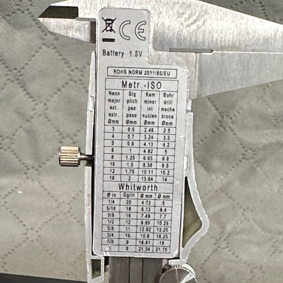 General Stainless Steel Digital Caliper in Black Hard Case Caliper NWOT - Picture 15 of 16